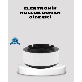 Resim Aksiyon Global Hava Temizleyici Küllük - Sigara Dumanı Filtreli, Sessiz Çalışan, Şık Tasarım - Lisinya 
