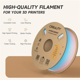 Resim Creality Hyper Rainbow Pla Bahar Gölü Filament 1,75mm 1000gr - Urhanshop Yetkili Satış 