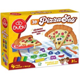 Resim Bu-Bu Oyun Hamuru Seti Pizza (L) BUBU-OH0011 