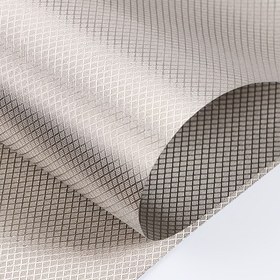 Resim 1 adet Radyasyon Önleyici Jakarlı Kumaş, 40.01*50.01cm/50.01*110.03cm, %100 Polyester, Sadece Elde Yıkama, Çizgili Desen, Birden Fazla Boyutta Mevcut 