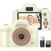 Resim Reedark Çocuklar İçin 48mp Çift Lensli 1080p Dijital Fotoğraf Makinesi - 2.4" Ips Ekran, Oyun Ve Müzik Özellikli 112 Karakter 