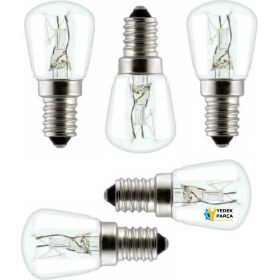 Resim Minisan Ankastre Davlumbaz Buzdolabı Fırın 15 Watt Mini Halojen Ampül 5 Adet 