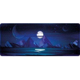 Resim HELİXSUN Mouse Pad Büyük Boy Gaming Oyuncu Xl 70x30 Cm Moonlight 