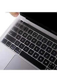 Resim Apple Uyumlu MacBook Air 2023 15 Inc M2 A2941 Türkçe Q Klavye Slim Şeffaf Klavye Koruyucu Kılıf 