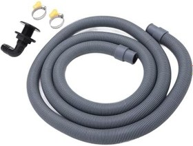 Resim Sintine Pompası Montaj Kiti, 750 GPH, Su Tahliyesi Için Esnekliğe Sahip Kalınlaştırılmış Hortum (BLACK) 