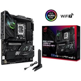 Resim ASUS ROG Strix Z890-F Gaming WiFi 8600MHz (OC) DDR5 Soket LGA1851 M.2 HDMI DP ATX Anakart 