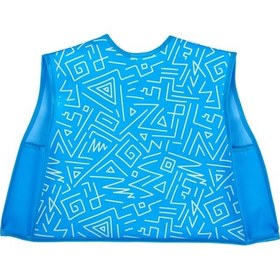 Resim Sevi Bebe Körüklü Giymeli Önlük ART-515 Geometric Mavi 