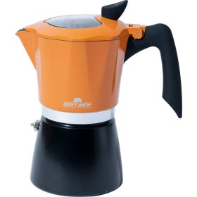 Resim UltraMint Turuncu Moka Pot 300 ml 6 Cup Çift Filtreli Kahve Makinesi 