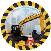 Resim Tabak Karton İnşaat Temalı 23Cm 8 adet 