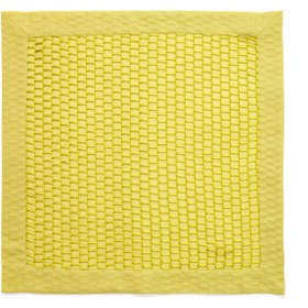 Resim Yeşil Geometrik Desenli 4lü Peçete Seti - Yeşil 