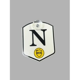 Resim Etiketçilere Özel Huk (N) Harfi Cam Süsü Pleksi Vantuzlu Arma 