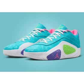 Resim Nike Jordan Tatum 2 Gpx Hyper Jade/green Strike-white-hyper Pink Basketbol Ayakkabısı–hj4420-303-5 
