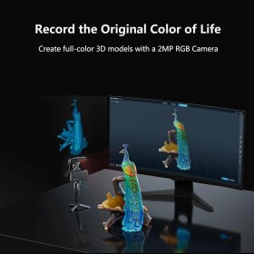 Resim Creality 3D Tarayıcı Ferret Pro, Resmi Cr Tarama Ferret Pro 3D Tarayıcı, Kablosuz Tarama, Sarsıntı Önleyici Takip, Hızlı Tam Renkli Tarama, 0,1 mm Doğruluk 