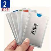 Resim RFID Anti-manyetik Kimlik Kartı ve Banka Kartı Kılıfı, Anti-Tarama ve Kaymaz Alüminyum Folyo Kart Kılıfı, NFC Korumalı Kart Kılıfı, Ev Depolama için Masa & Çekmece Düzenleyici 