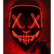 Resim LED Işıklı Turuncu Maske 