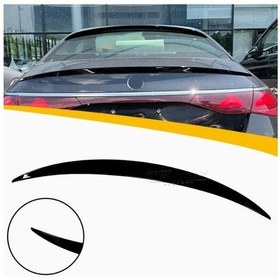 Resim Autogp Mercedes W214 Amg Bagaj Üstü Spoiler Siyah Boyalı Plastik 2024+ 
