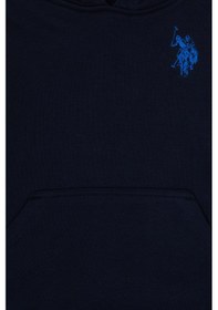 Resim U.S. Polo Assn. Erkek Çocuk Lacivert Basic Kapüşonlu Sweatshirt 50313980-VR033 