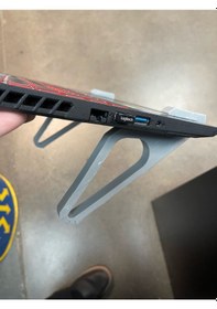 Resim Opencart Sağlam R9000p Dizüstü Bilgisayar Standı Sadece Plastik Aparattır 