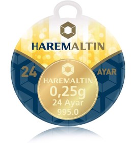 Resim 0.25 gr 24 Ayar Harem Gram Külçe Altın 