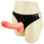 Resim Odins Shop 18 CM Belden Bağlamalı İçi Dolu Strapon Penis 