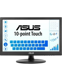 Resim Asus VT168HR 15,6 LED 1366X768 10MS HDMI VGA Vesa 3yıl 10 Parmak Dokunmatık, Eyecare 