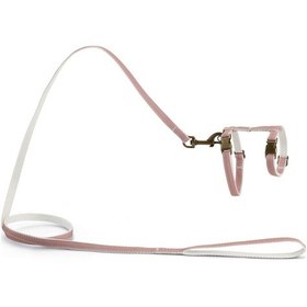 Resim Beeztees Dbl Kedi Göğüs Tasması Ve Gezdirme Kayışı, 130cm, Pudra Pembe, 27-45cm 