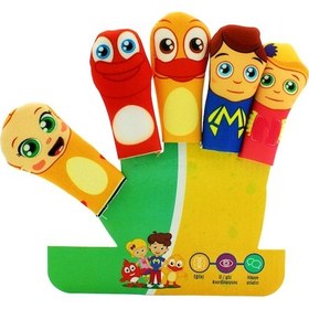 Resim Todizoo Sevimli Dostlar Parmak Kukla Seti 