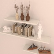 Resim 3 LÜ RAF SET ( 90 - 50 - 40 ) BEYAZ ( MAT ) 