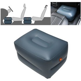 Resim Sones Z4 Pvc Küçük Kare Tabure Evrensel Araba Seyahat Şişme Tabure 