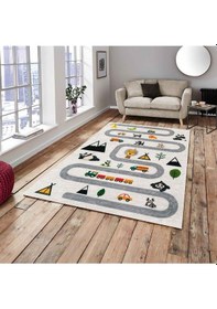 Resim Ideal Kadife 4 M2 Ve 6 M2 Seçenekli Lastikli Halı Örtüsü 302 