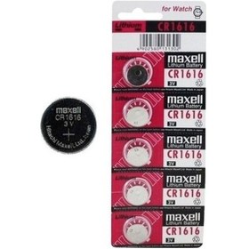 Resim Maxell CR1616 Lityum Kartela Düğme Pili 5'li 