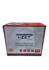 Resim I-zet 18 Mm Profesyonel Maket Bıçağı 24 Adet 
