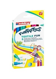 Resim Supertrend E-17 Funtastics Kumaş Boyama Kalemi 5'li Set 