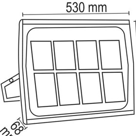 Resim Genel Markalar 400w Led Projektör Profesyonel Yüksek Kalite Işık Gücü 6500K Beyaz 