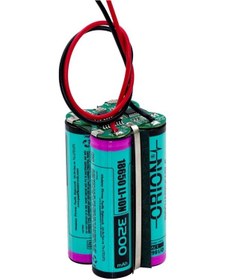 Resim 14.4V 18650 Li-On 3200 Mah Robot Süpürge Bataryası 2'Li Kablo So 