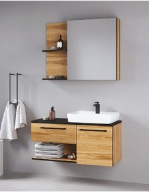 Resim Denko Piramit 90 Cm Mdf Banyo Dolabı Takımı Çok Renkli 
