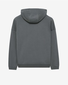 Resim Skechers M Essential Hoodie Sweatshirt Erkek Antrasit Sweatshirt S242110-003 