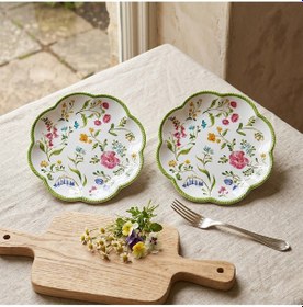 Resim Lucky Art Laurus Melamin 23cm 2'li Tabak Seti Dıo30002 Çok Renkli 