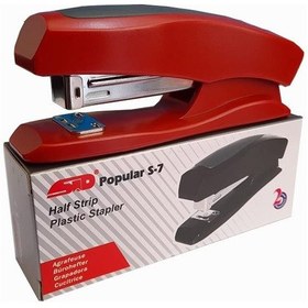 Resim Zımba Makinesi Kırmızı 24/6 S-7 1 Paket Büro Ofis Büyük Zımba Makinası 