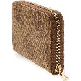 Resim Guess Janie Logolu Orta Boy Fermuarlı Kadın Kahverengi Cüzdan Swos9924140-ltl T/u 
