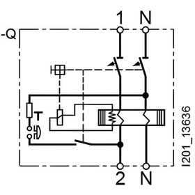Resim Siemens 2x40a 300ma Kaçak Akım Rölesi 