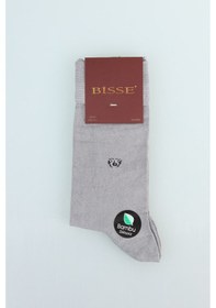 Resim Bisse Erkek Bambu Dikişsiz Uzun Çorap Gri Crp25y250002 D55 