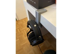 Resim Ayarlanabilir Sıkıştırmalı Masaüstü Kulaklık Tutucu Stand 