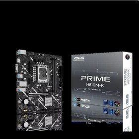Resim Asus Prıme H810m-k Intel H810 Lga1851 Ddr5 Anakart 