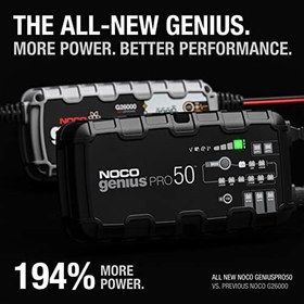 Resim NOCO GENIUSPRO50 6V/12V/24V 1000A Akıllı Akü Şarj ve Akü Bakım/Desülfatör/Power Supply 