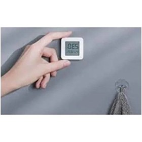 Resim Lcd Ekranlı Dijital Termometre Ve Nem Ölçer, Şık Tasarım 