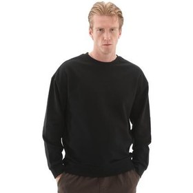 Resim Skechers M Essential Crew Neck Sweatshirt Erkek Sweatshirt Siyah 