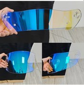 Resim Dashanshop Agv K1 K5 K5s K1s K3sy İçin Aurora Blue Renkli Koruyucu Siperlik Yedek Lens Maskesi 