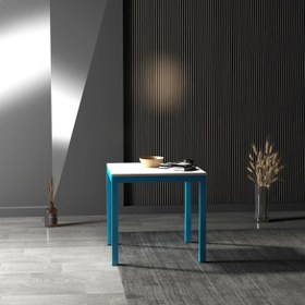 Resim Melan Yemek Masası & Toplantı Masası - Mavi / S 