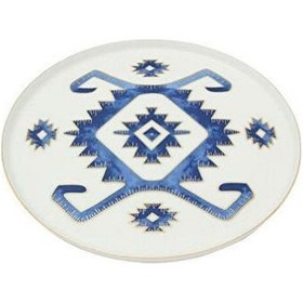 Resim Porland Arabesque Serisi 18cm Düz Tabak Desen5 Beyaz 